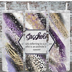Sasshole 20oz Skinny Tumbler Double Insulated